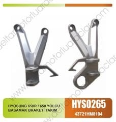 HYOSUNG 650R / 650 YOLCU BASAMAK BRAKETİ TAKIM