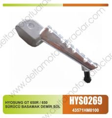 HYOSUNG GT 650R / 650 SÜRÜCÜ BASAMAK DEMİR SOL