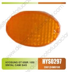 HYOSUNG GT 650R / 650 SİNYAL CAMI SAĞ