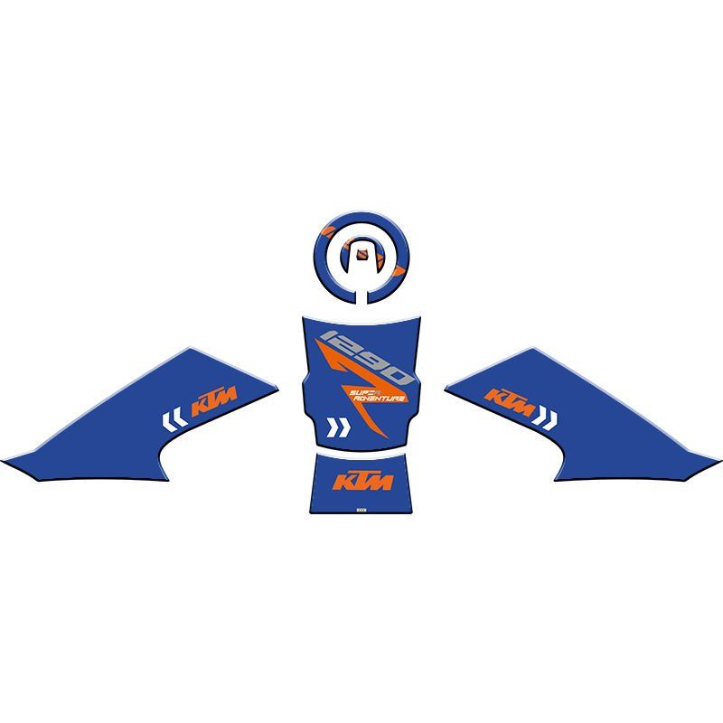 KTM 1290 SUPER ADVENTURE 2021 - 2022 UYUMLU TANK PAD SET 003