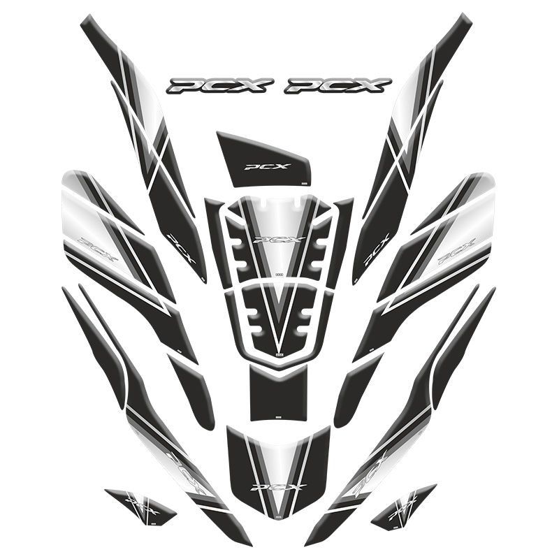 HONDA PCX 2021 - 2023 UYUMLU TANK PAD SET 004
