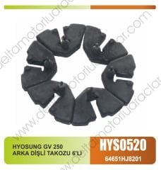 HYOSUNG GV 250 ARKA DİŞLİ TAKOZU 6'LI
