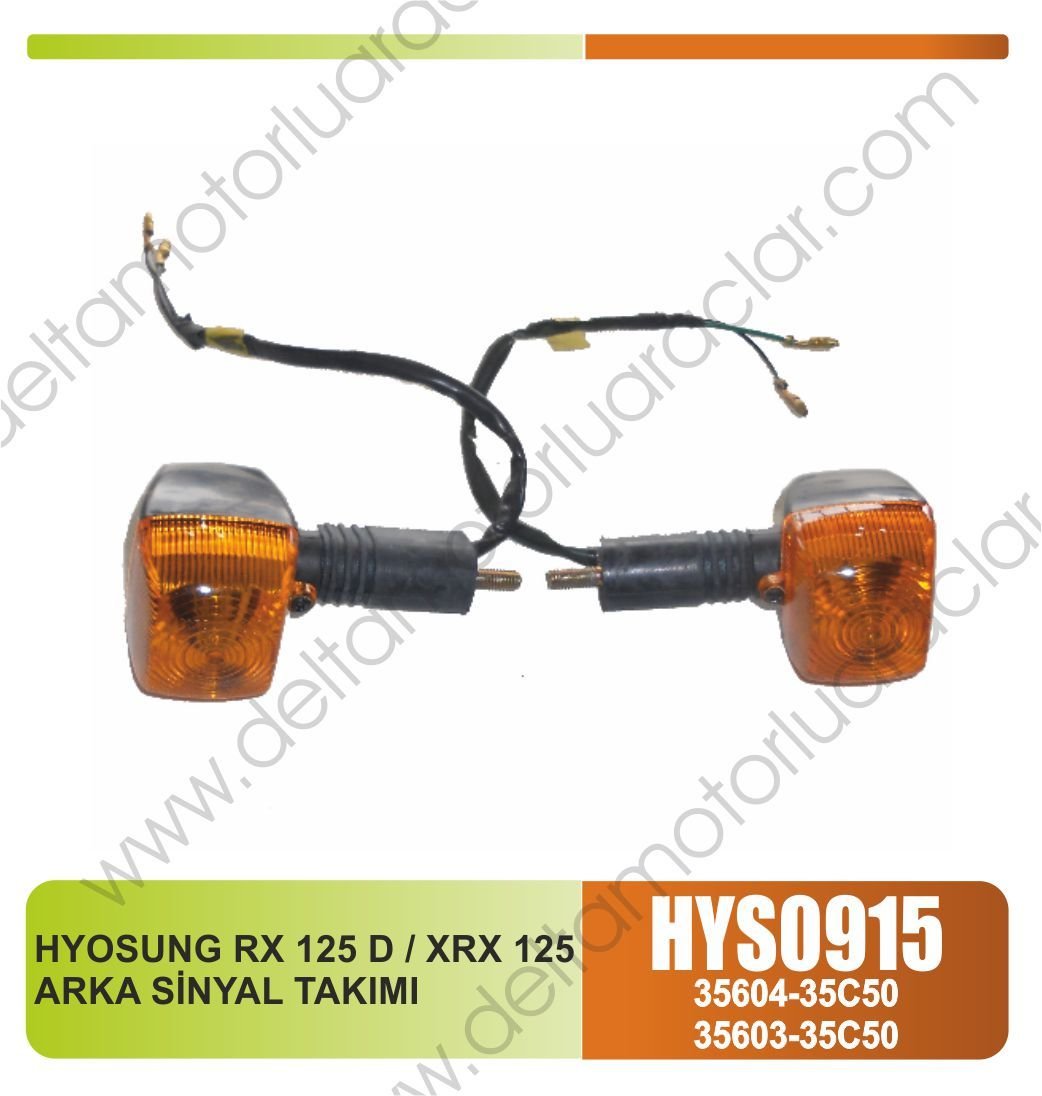HYOSUNG RX 125 D / XRX 125 ARKA SİNYAL TAKIMI