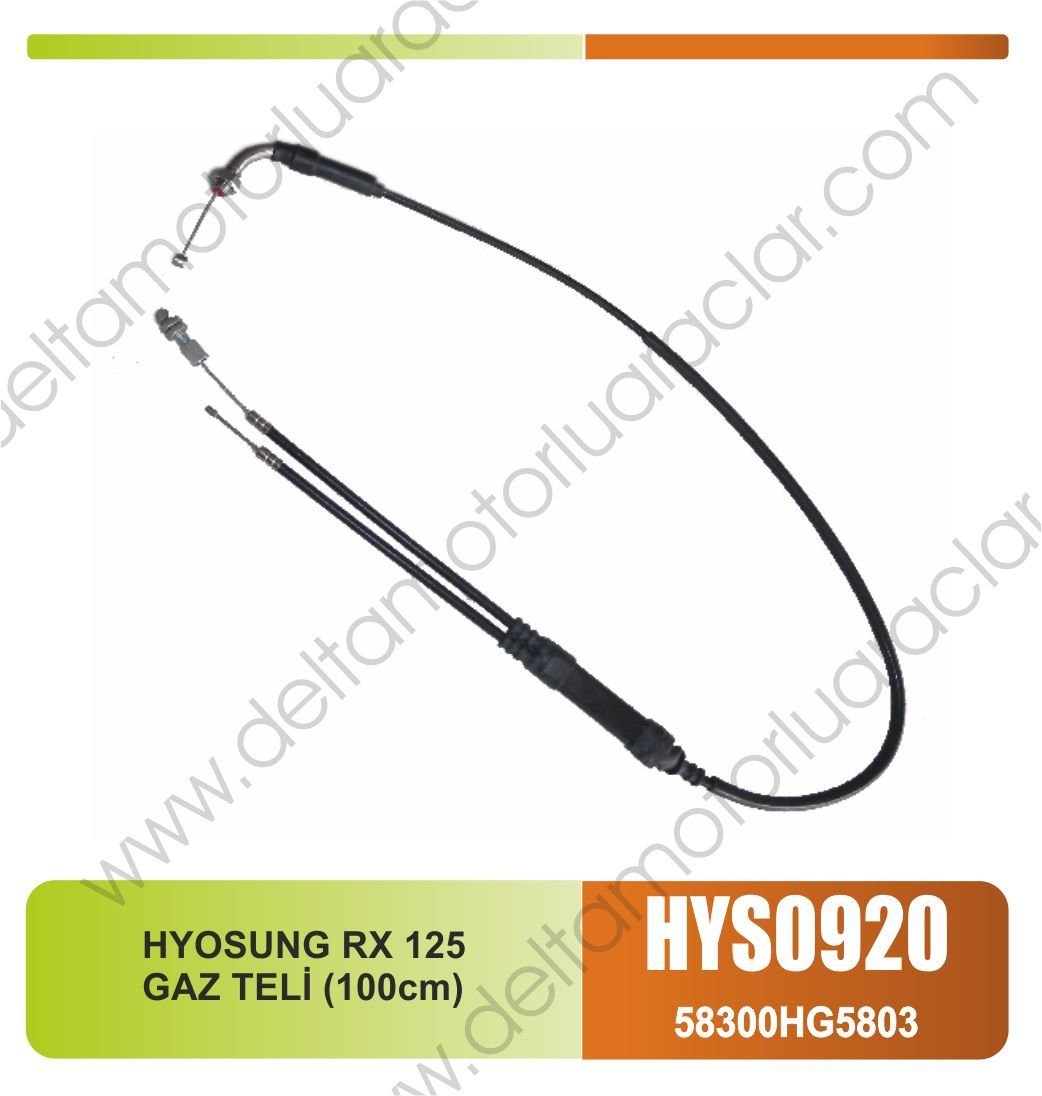 HYOSUNG RX 125 GAZ TELİ (100cm)