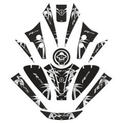 YAMAHA R25 2019 - 2022 UYUMLU TANK PAD SET 007