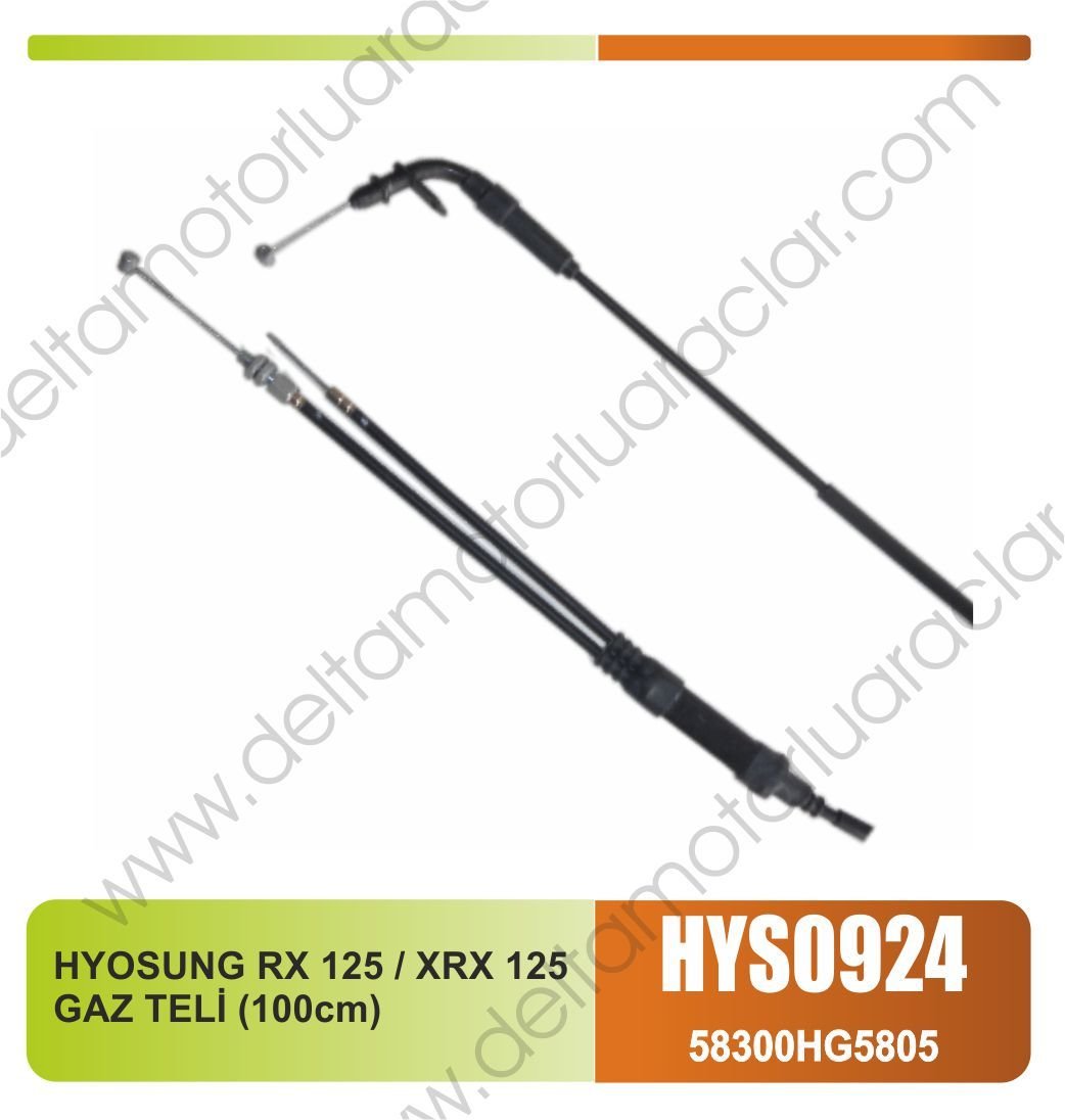 HYOSUNG RX 125 / XRX 125 GAZ TELİ (100cm)