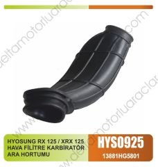 HYOSUNG RX 125 / XRX 125 HAVA FİLİTRE KARBİRATÖR ARA HORTUMU
