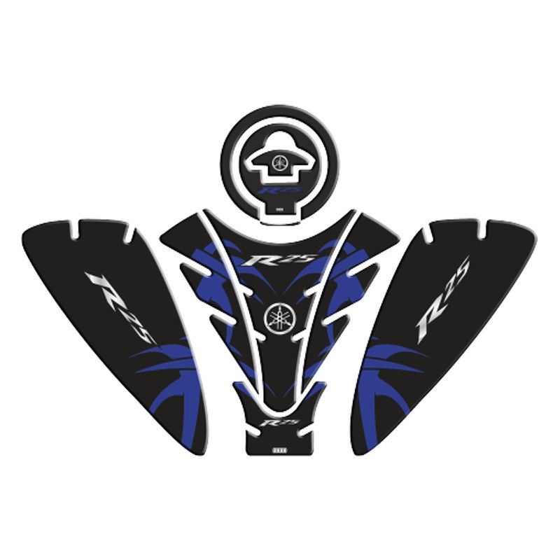 YAMAHA R25 2019 - 2023 UYUMLU TANK PAD SET 005