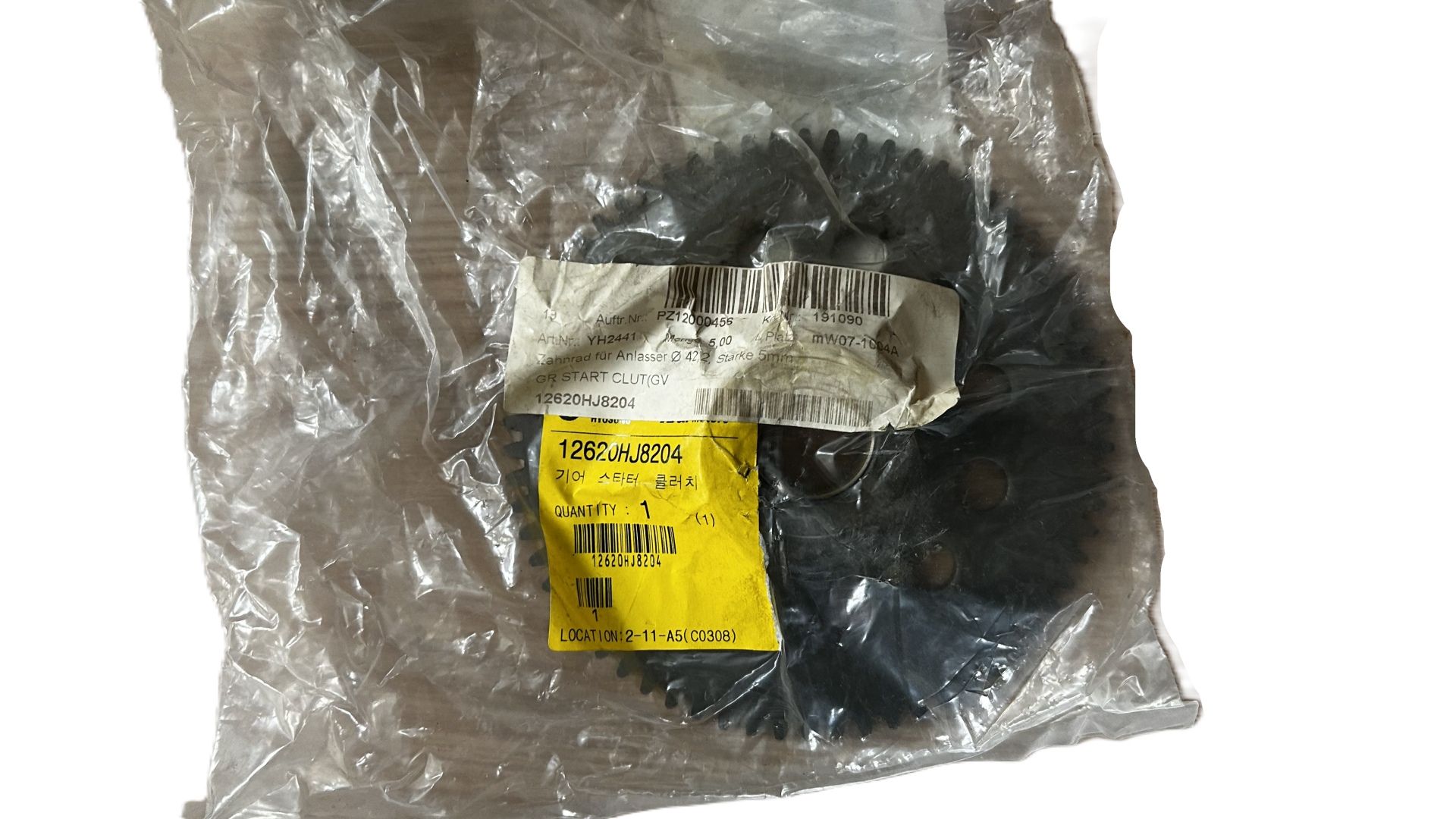 Kanuni Orijinal Marş Dişlisi 42,2 mm | GY6 150 Anlasser Zahnrad | Güçlendirilmiş