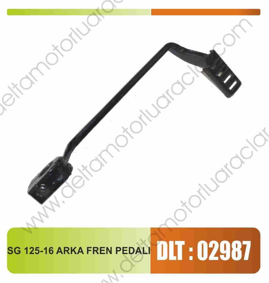 SEGER 125-16 ARKA FREN PEDALI