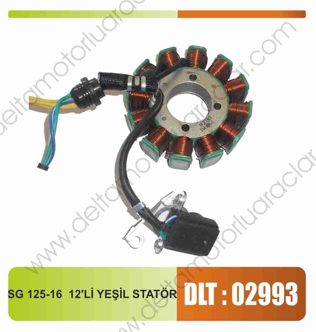 SEGER 125-16 12'Lİ YEŞİL STATÖR
