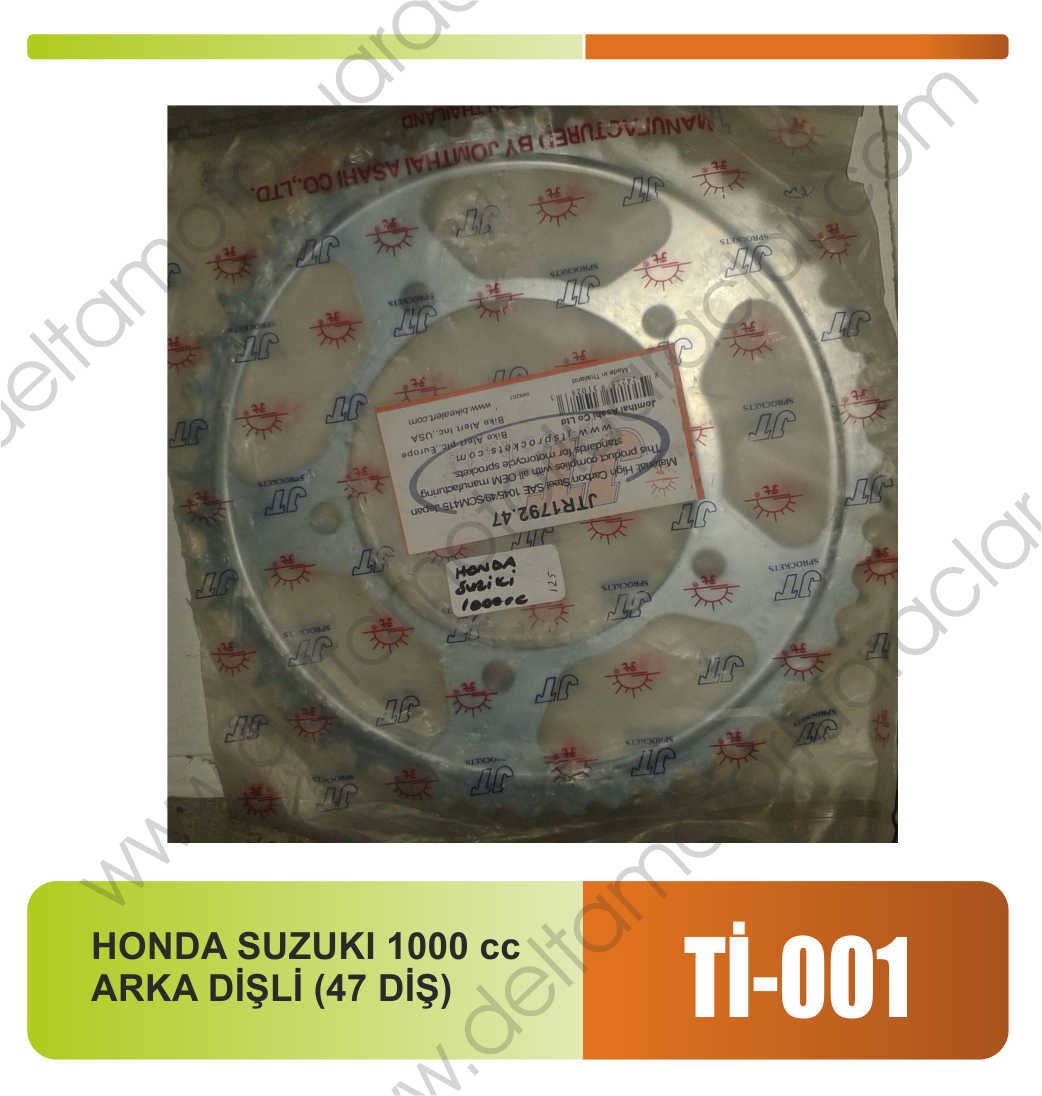 HONDA SUZUKI 1000 cc (2004-2006)  ARKA DİŞLİ (47 DİŞ)