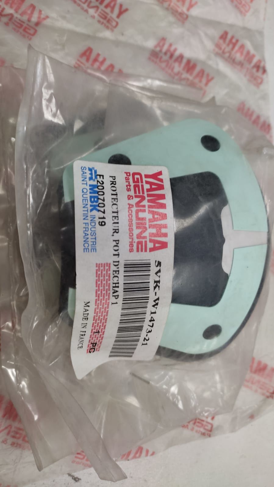 YAMAHA XT 660 ORİJİNAL EGZOZ ÜST KORUYUCU (SUSTURUCU) 5VK-W1473-21