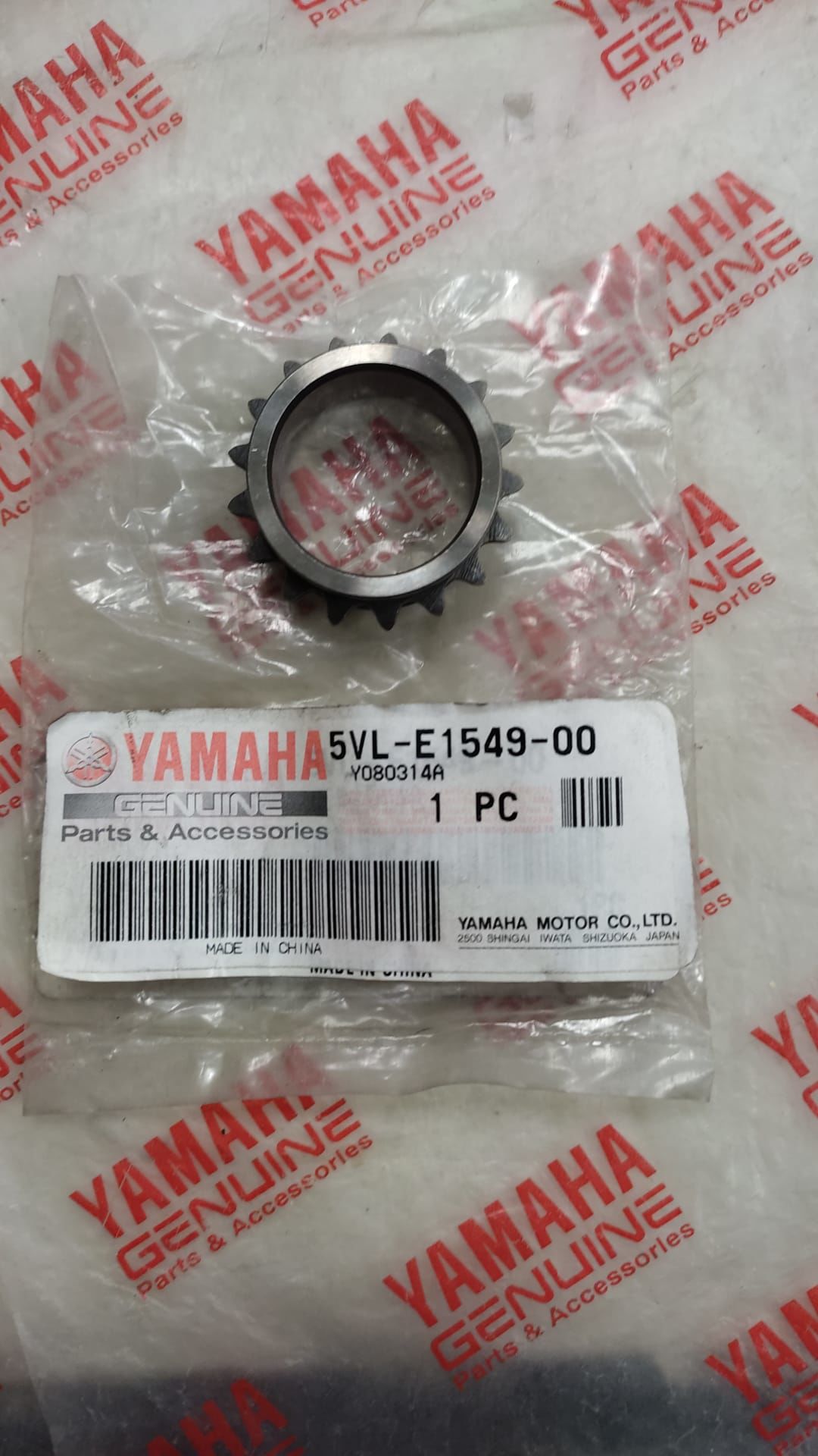 YAMAHA YBR 125cc  ORİJİNAL KAM MİLİ DİŞLİSİ 5VL-E1549-00