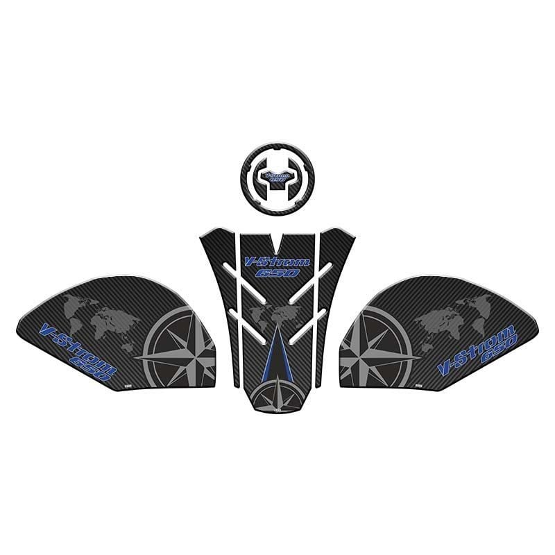 SUZUKI V-STROM 650 2021 - 2022 UYUMLU TANK PAD SET 001
