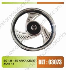SEGER 125-3/16 ARKA ÇELİK JANT 16