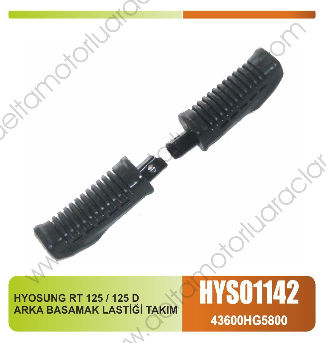 HYOSUNG RT 125 / 125 D ARKA BASAMAK LASTİĞİ TAKIM