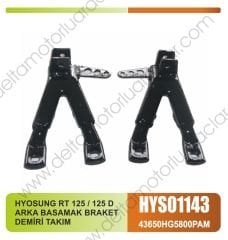 HYOSUNG RT 125 / 125 D ARKA BASAMAK BRAKET DEMİRİ TAKIM