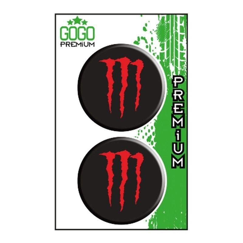 MONSTER 2 (5X5 cm) İKİLİ DAMLA ETİKET