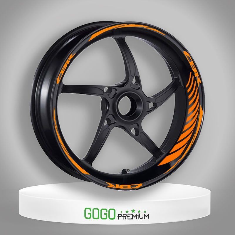 FLORASAN TURUNCU HONDA CBR UYUMLU RACING JANT ŞERİDİ