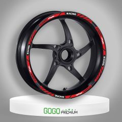 KIRMIZI REFLEKTÖR BASKI HONDA CBR UYUMLU JANT ŞERİDİ
