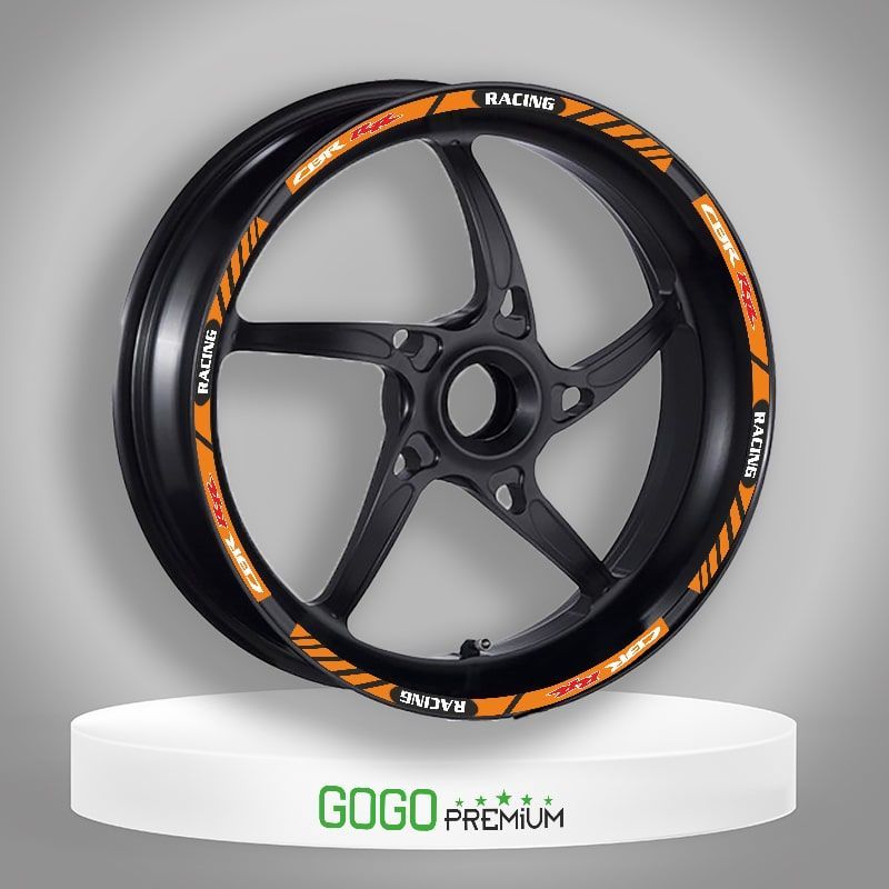 TURUNCU REFLEKTÖR BASKI HONDA CBR UYUMLU JANT ŞERİDİ