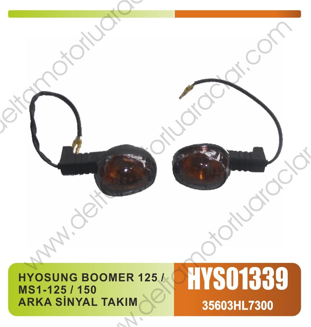 HYOSUNG BOOMER 125 / MS1-125 / 150 ARKA SİNYAL TAKIM