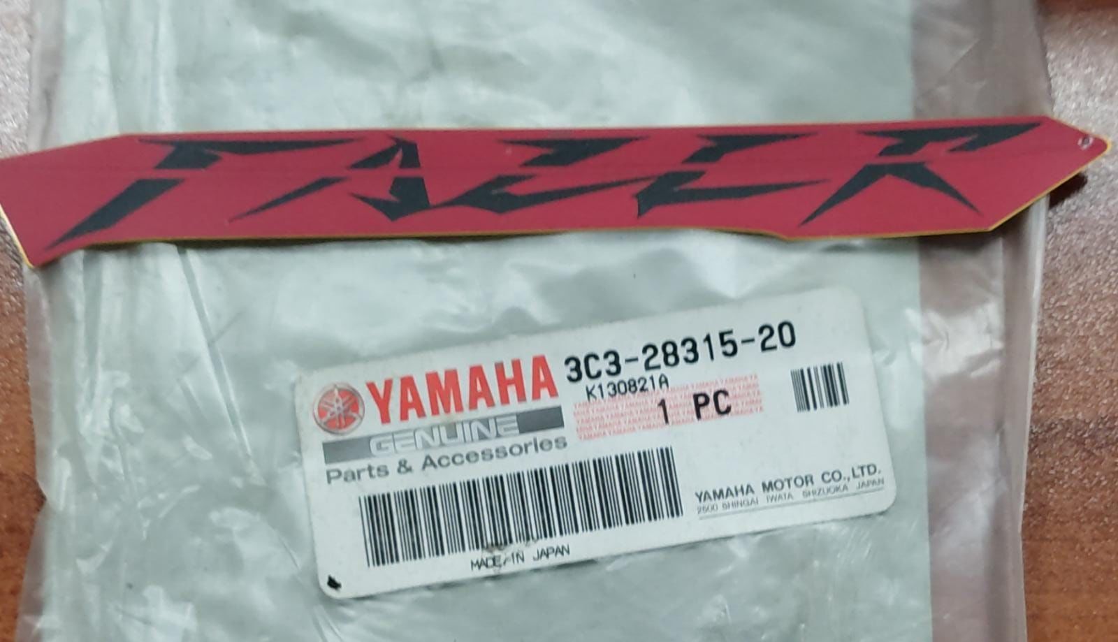 YAMAHA ORİJİNAL STICKER AMBLEM 3C3-28315-20