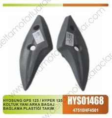 HYOSUNG GPS 125 / HYPER 125 KOLTUK YANI ARKA BAGAJ BAĞLAMA PLASTİĞİ TAKIM