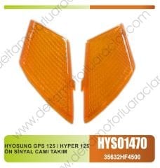 HYOSUNG GPS 125 / HYPER 125 ÖN SİNYAL CAMI TAKIM