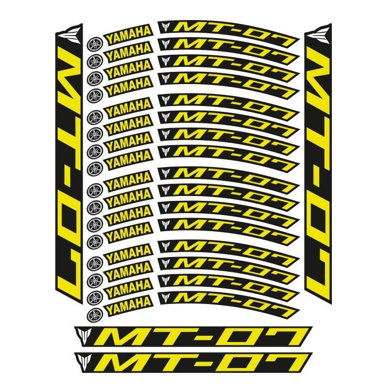 FLORASAN SARI BASKI YAMAHA MT-07 UYUMLU JANT ŞERİDİ