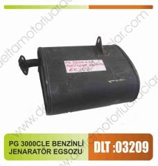 PG 3000CLE BENZİNLİ JENERATÖR EGSOZU