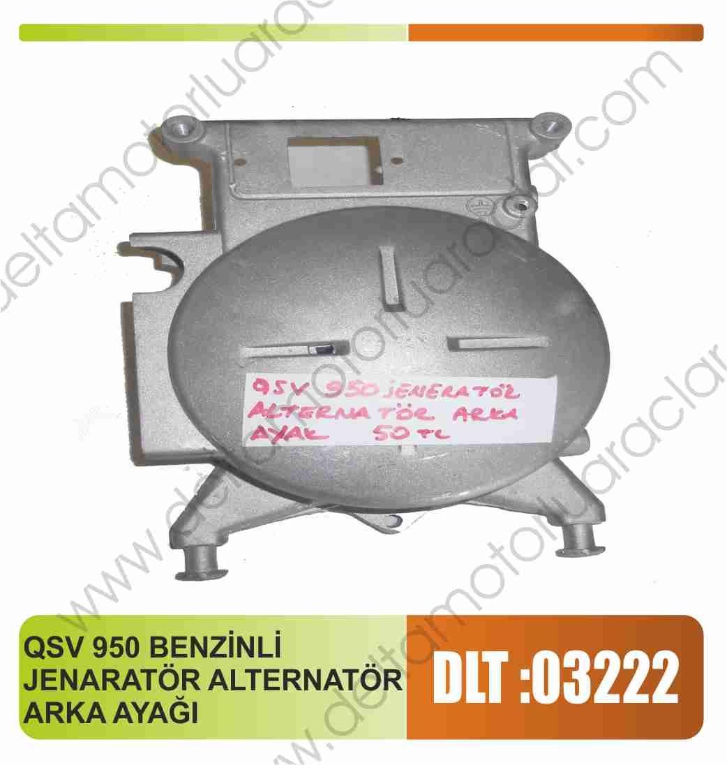 QSV 950 BENZİNLİ JENERATÖR ALTERNATÖR ARKA AYAĞI