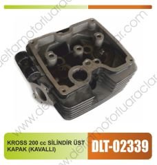 KROSS 200 cc SİLİNDİR ÜST  KAPAK ( KAVALLI BOŞ )