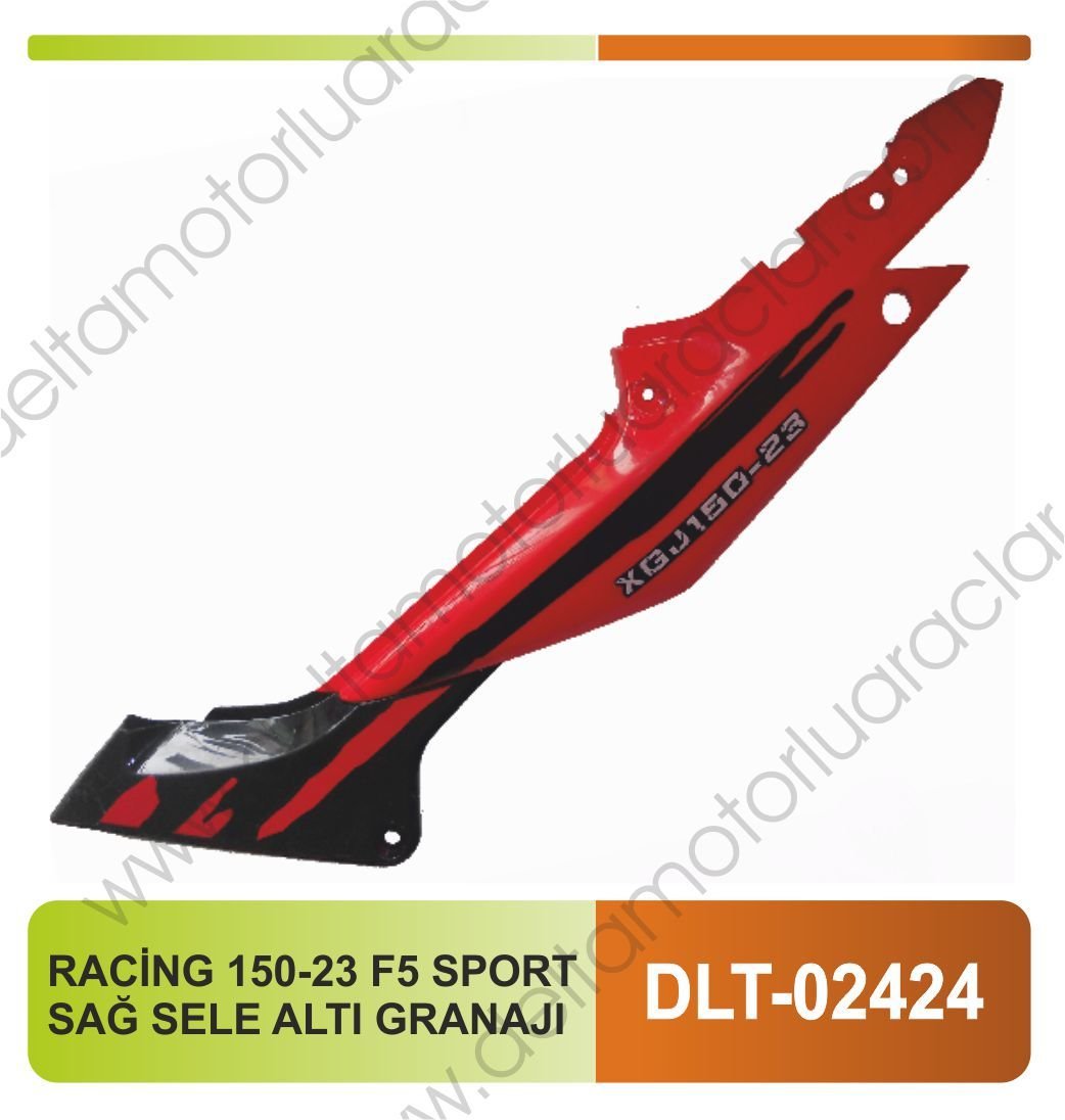 RACİNG 150-23 F5 SPORT SAĞ SELE ALTI GRANAJI (KIRMIZI RENGİ YOKTUR)