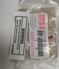 YAMAHA CYGNUS ORİJİNAL UYARI YAZISI STICKER 4JK-F1568-00-0F