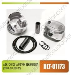 AGK / CG 125 cc PİSTON SEKMAN SETİ (0.25 0.50 0.75)