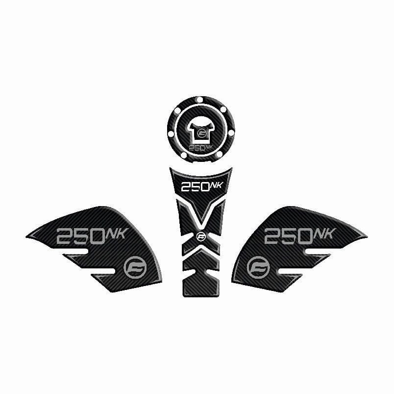 CF MOTO 250 NK 2018 - 2023 UYUMLU Tank Pad SET 002