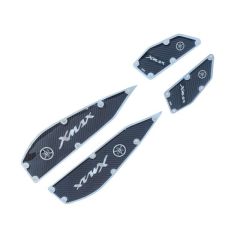 YAMAHA XMAX 2018 - 2023 UYUMLU BEYAZ KROM AYAK BASAMAK