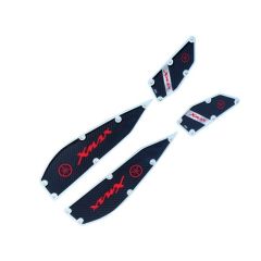 YAMAHA XMAX 2018 - 2023 UYUMLU KIRMIZI KROM AYAK BASAMAK