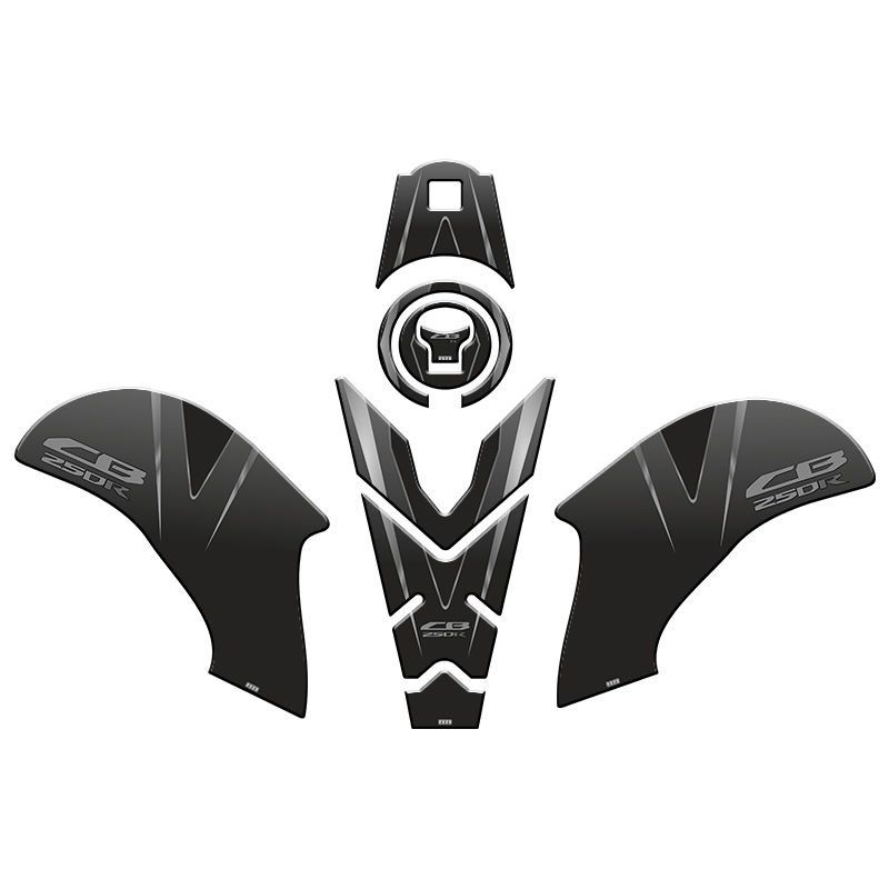 HONDA CB250R 2018 - 2023 UYUMLU Tank Pad Set 008