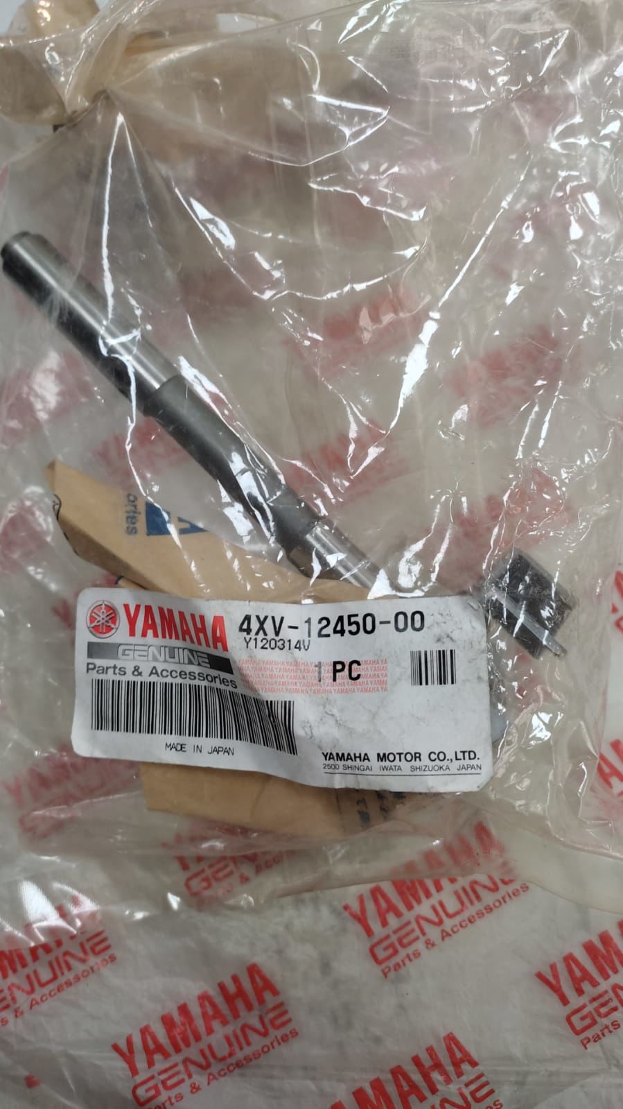 YAMAHA FZ1 (2001-2005)/YZF R1 (1998-2003) ORİJİNAL SU POMPA MİLİ 4XV-12450-00